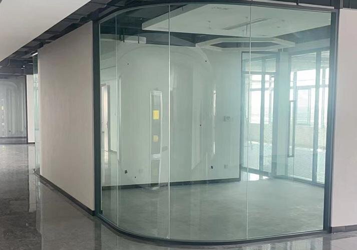 亭湖区异形展柜玻璃弧形玻璃 - 方案